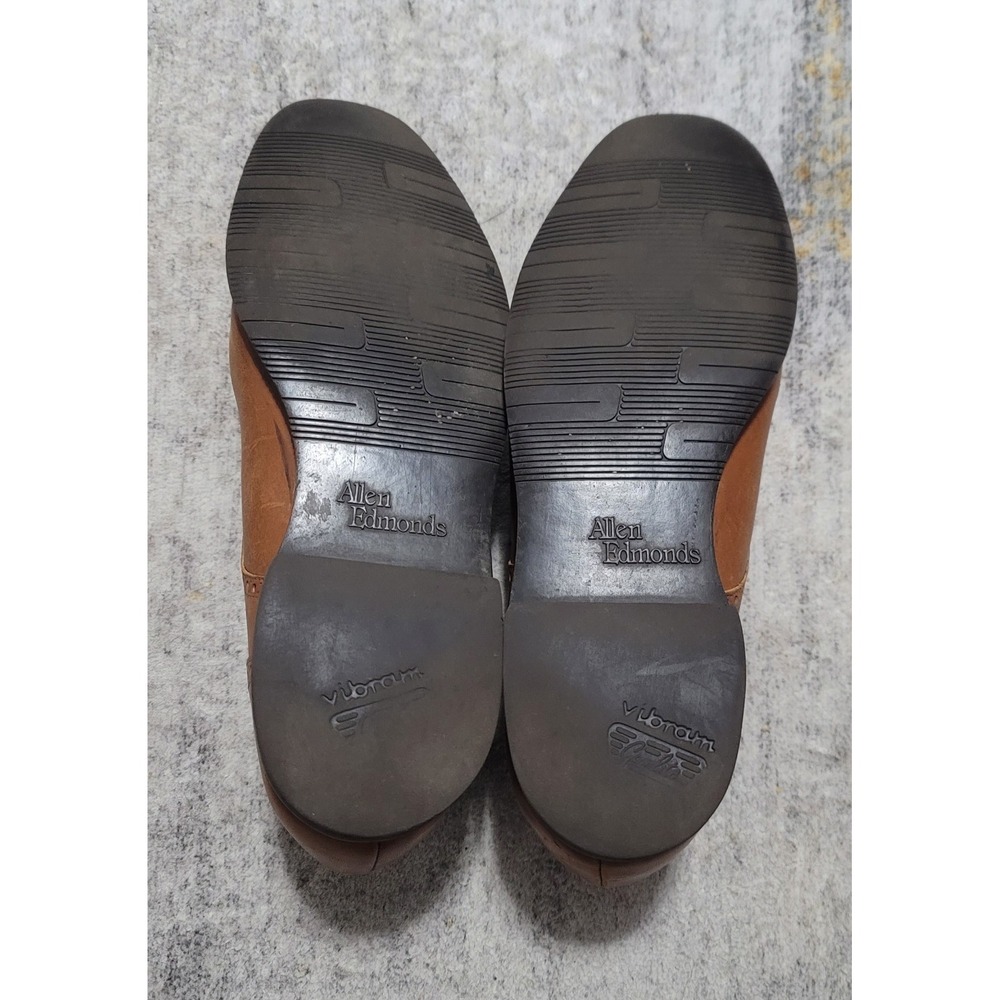 Allen Edmonds Corporate Casuals Derby Brown Walnut Leather Shoes Men Size 10.5 D - Picture 4 of 14